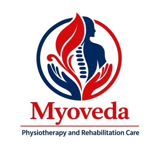 Myoveda Physiotherapy & Rehabilitation Care logo – Expert home physiotherapy, pain relief, sports injury rehabilitation, and wellness services in Dwarka, Delhi NCR.